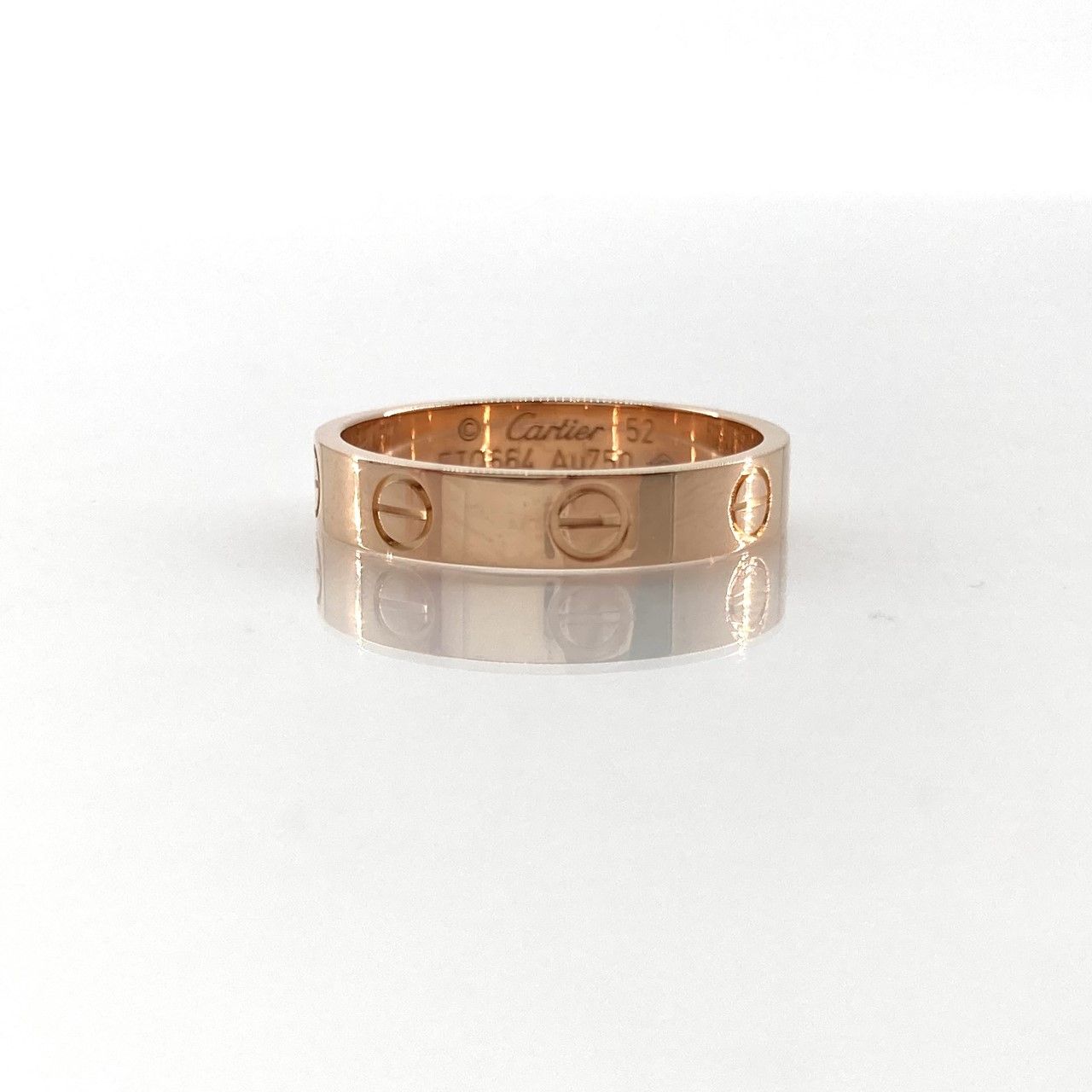 CARTIER（カルティエ） ミニラブ Au750 ＃52 ＃11.5号 リング・指輪 3.12g ピンクゴールド 99,825円