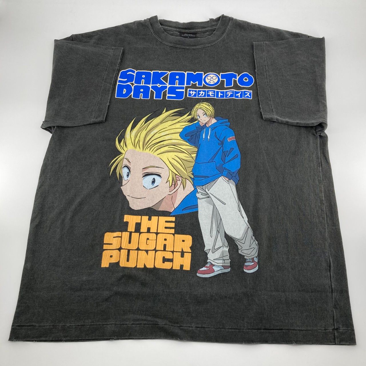 THE SUGAR PUNCH（ザ シュガーパンチ） SAKAMOTO DAYS SS TEE SHIN M 半袖Ｔシャツ ブラック