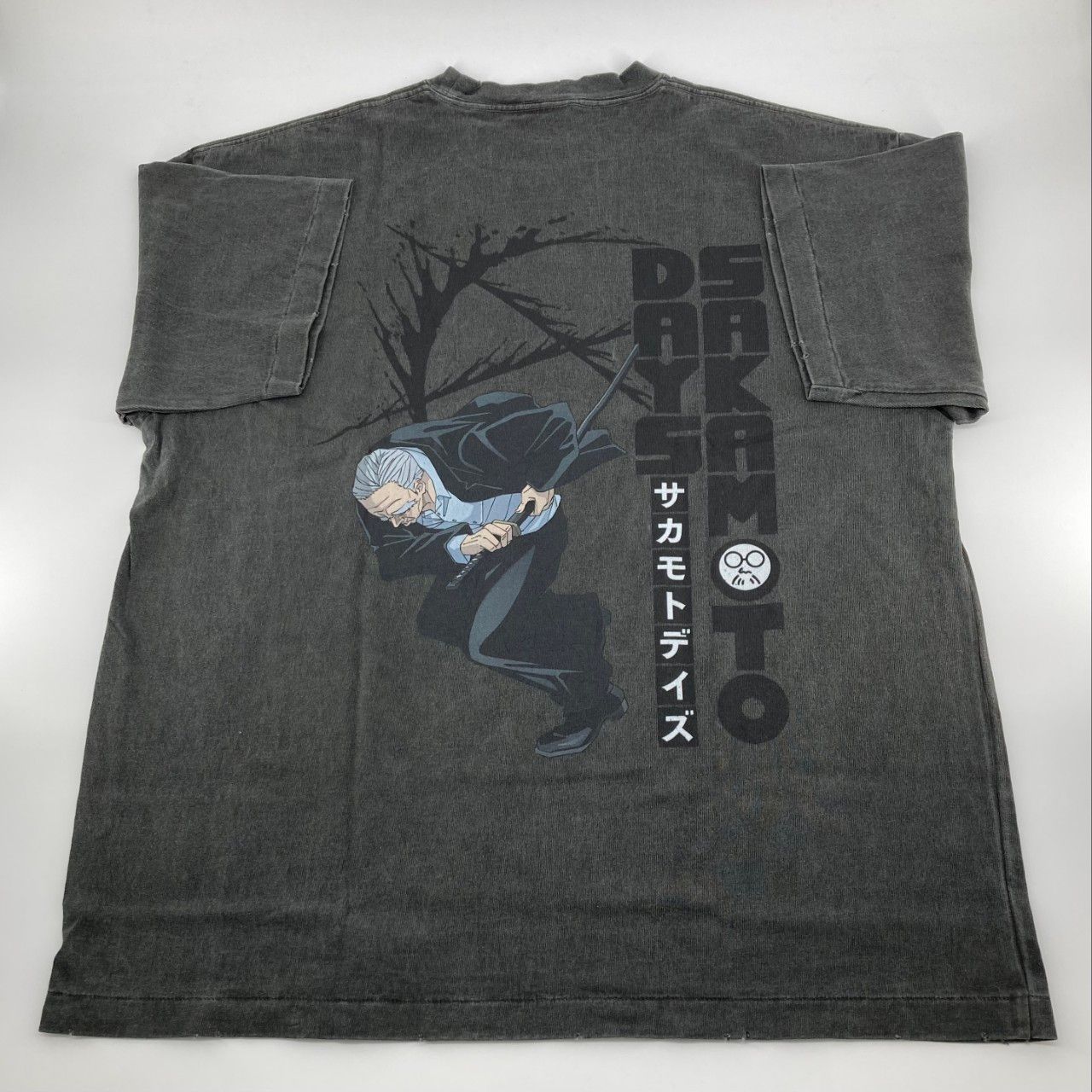 THE SUGAR PUNCH（ザ シュガーパンチ） SAKAMOTO DAYS SS TEE TAKAMURA L 半袖Ｔシャツ ブラック
