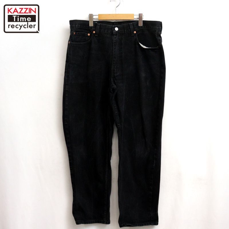 00s Levi's ブラック 550 デニムパンツ メンズ XLサイズ相当 ビッグサイズ オーバーサイズ