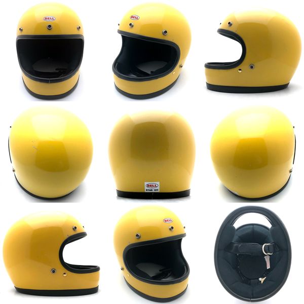 【装飾品・公道不可】BELL STAR 120 YELLOW 59cm 【海外直輸入中古品】フルフェイスヘルメット アメリカン 族ヘル オンロード ベルスター120 イエロー 黄色 M～Lサイズ 102,850円