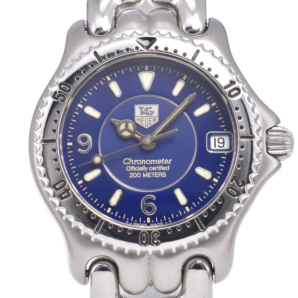 タグホイヤー TAG HEUER WG5214-P0 S/el デイト ブルー 自動巻き ユニセックス 良品 腕時計 E#149730 49,800円