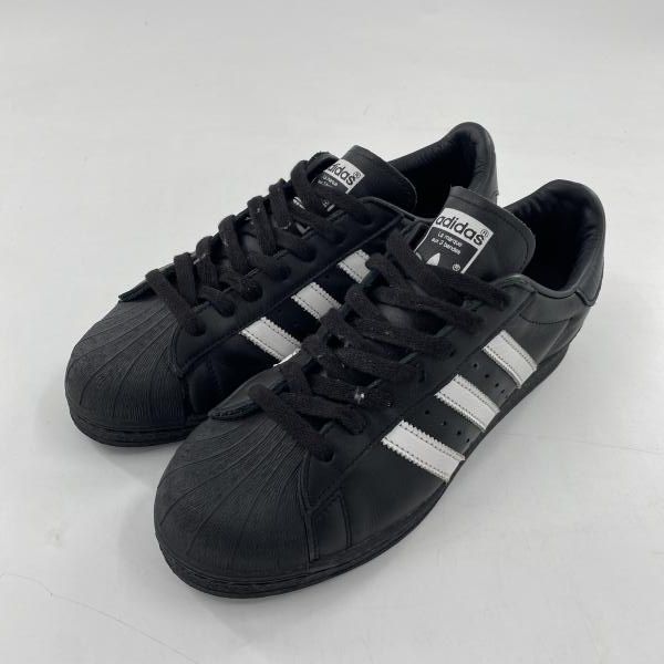 【中古】adidas SUPERSTAR 82 スニーカー 26.5cm JI2026 ブラック ホワイト アディダス[10] 9,432円