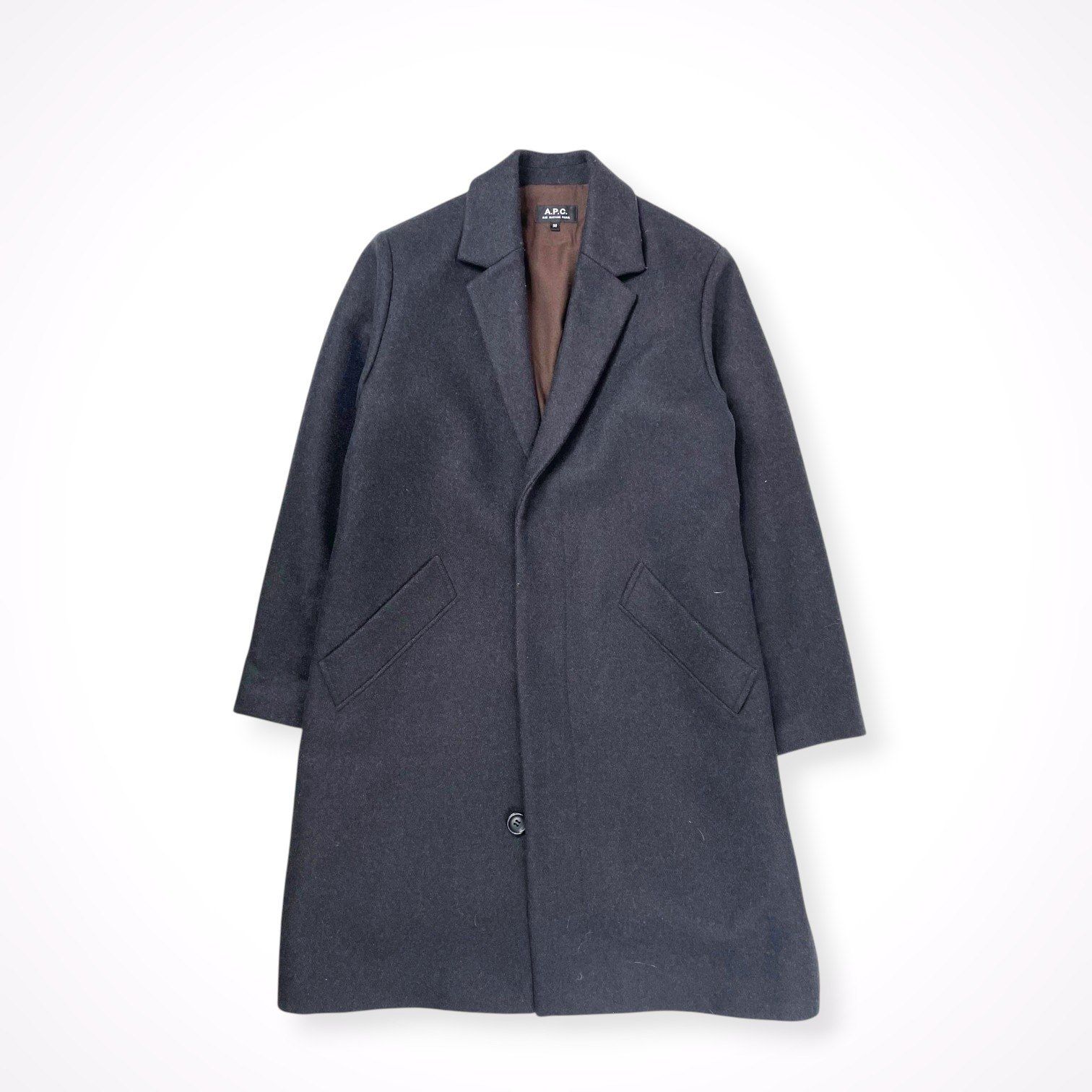A.P.C. / メルトンウールチェスターコート 参考定価：80,000程度 SIZE:38