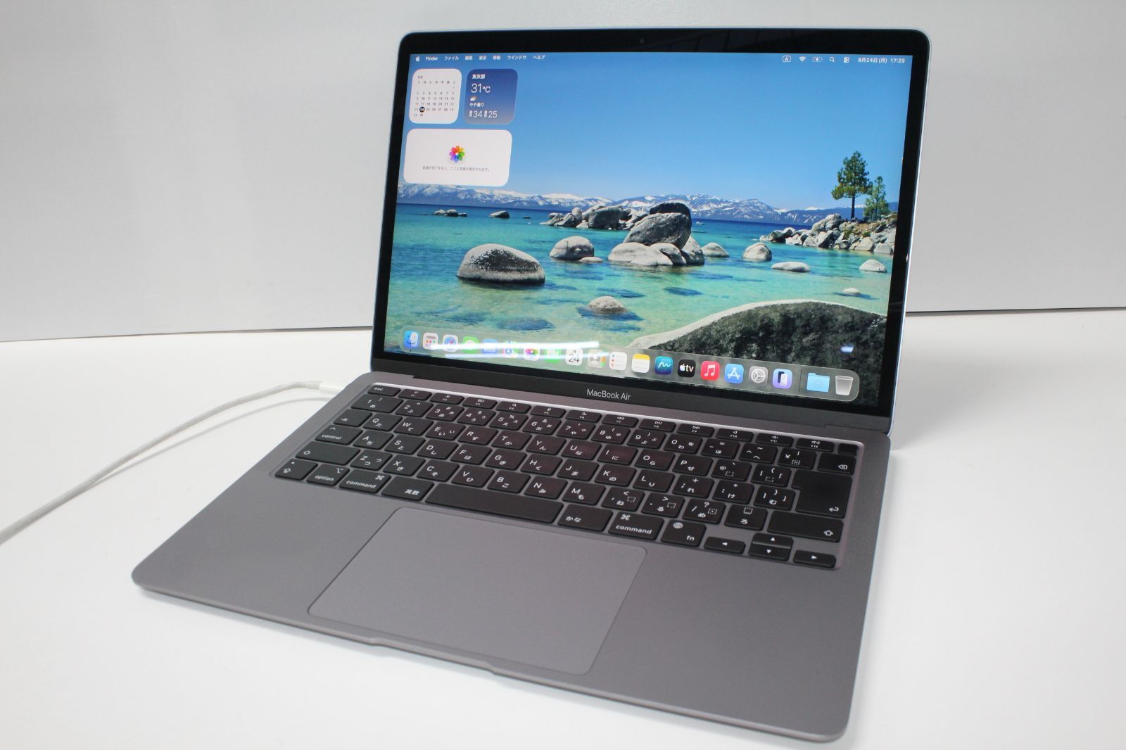 【ジャンク品】MacBook Air（M1, 2020）256GB/8GB〈MGN63J/A〉⑥