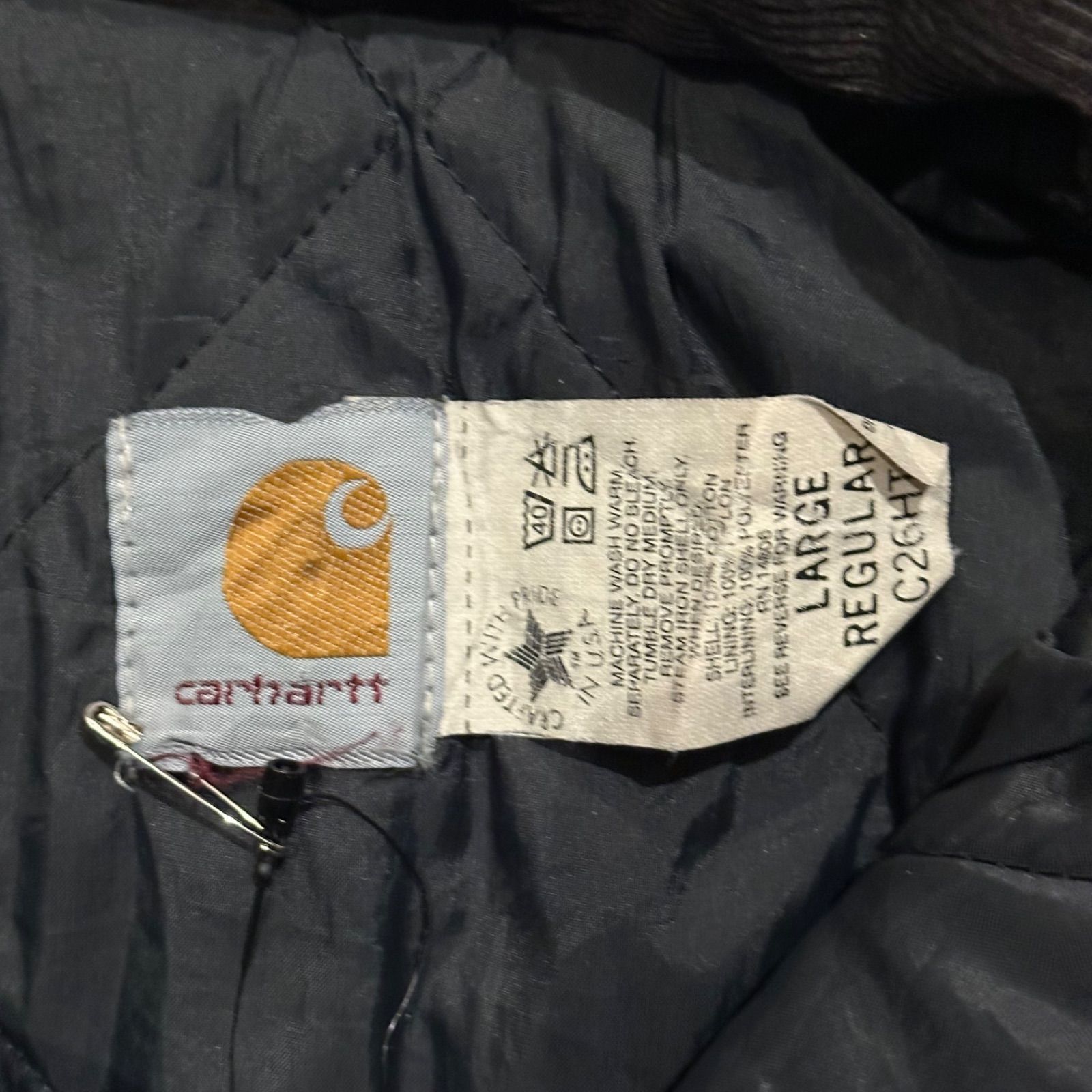 90s Carhartt Chore Coat good fade made in USA / 90年代 カーハート