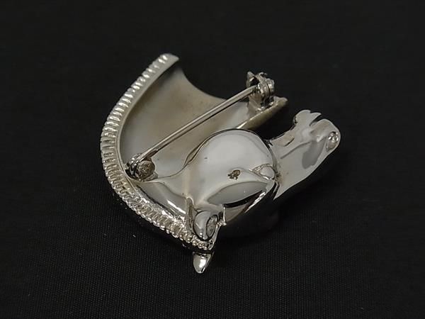 HERMES エルメス シュバル ホース 馬モチーフ ブローチ ピンバッジ