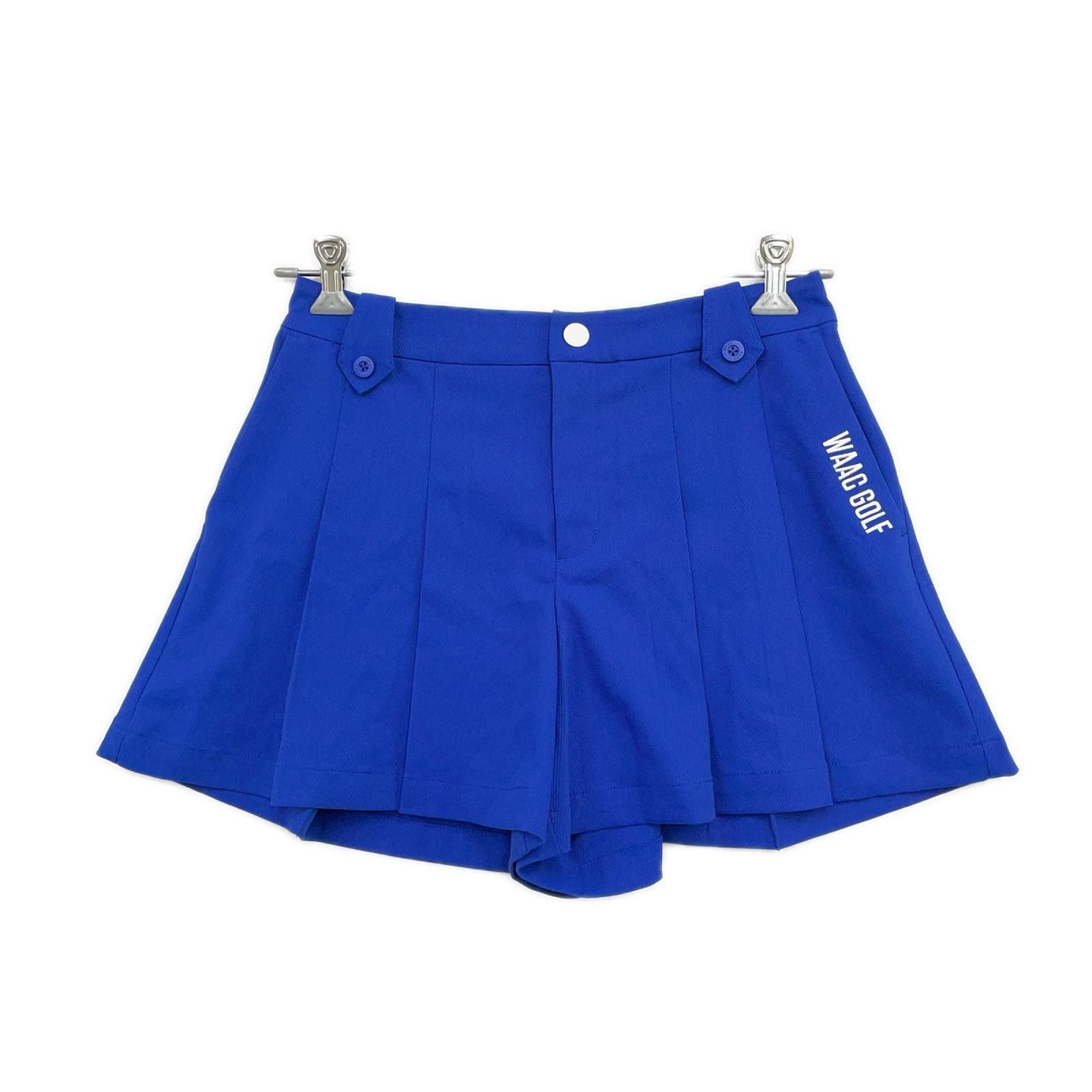 中古 レディース ワック WAAC ショートパンツ 2(M) 青 ブルー