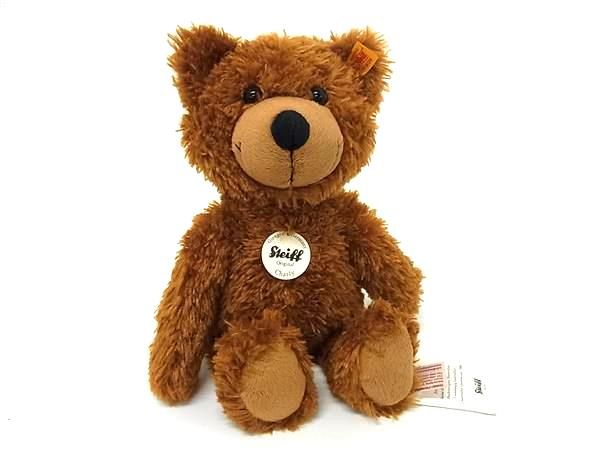 ■極美品■ Steiff シュタイフ 012914 チャーリー ポリエステル100% テディベア くま クマ ぬいぐるみ ブラウン系 FZ4512