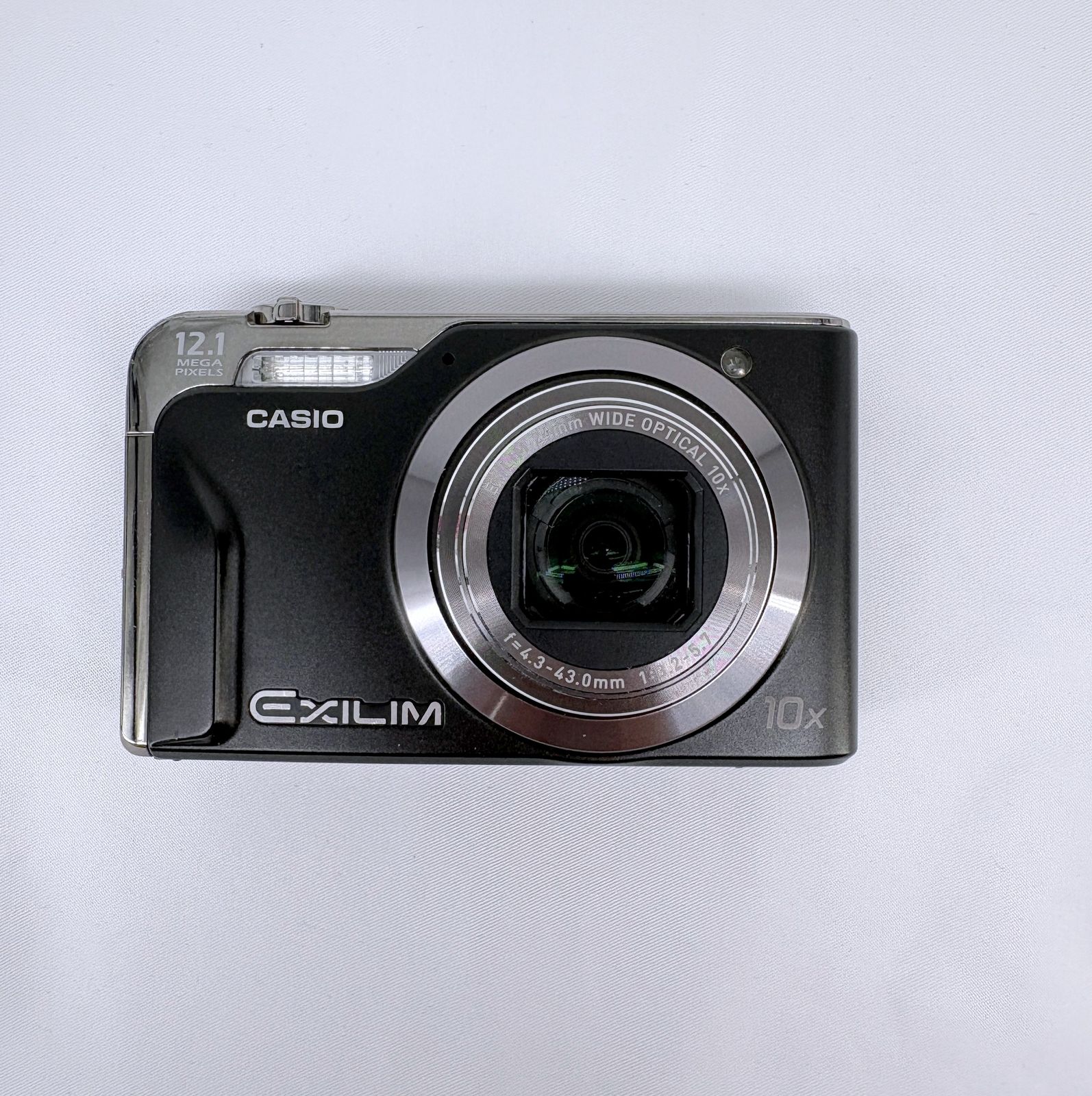 CASIO EXILIM EX-H10 black digital camera multi-language support