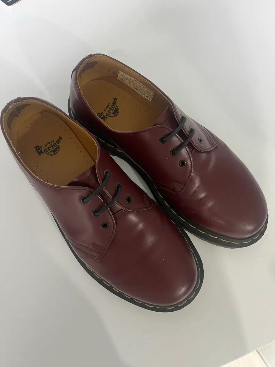 DR. MARTENS 3ホール さくらんぼレッド