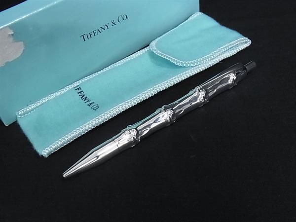 ■美品■ TIFFANY＆Co ティファニー バンブー SV925 ボールペン 筆記用具 文房具 ステーショナリー シルバー系 HC2445