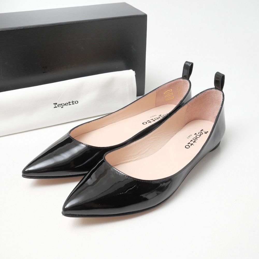 ■美品■repetto レペット パンプス サイズ38 エナメル フラットシューズ ポインテッドトゥ ブランド古着【中古】20260824/RB0151 14,040円