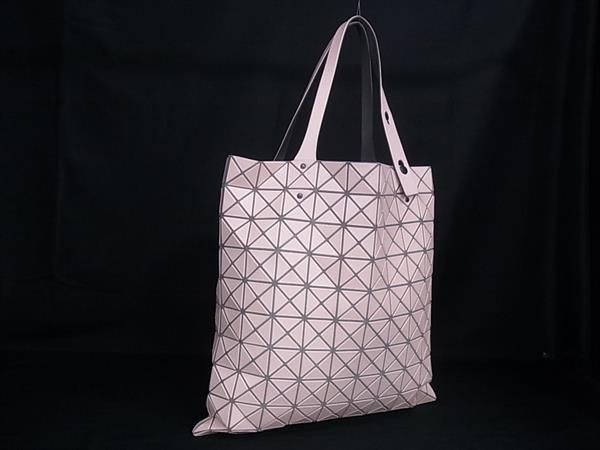 ■美品■ BAO BAO ISSEY MIYAKE バオバオイッセイミヤケ プリズム PVC ハンドバッグ トートバッグ 肩掛け オフホワイト系 HC3219