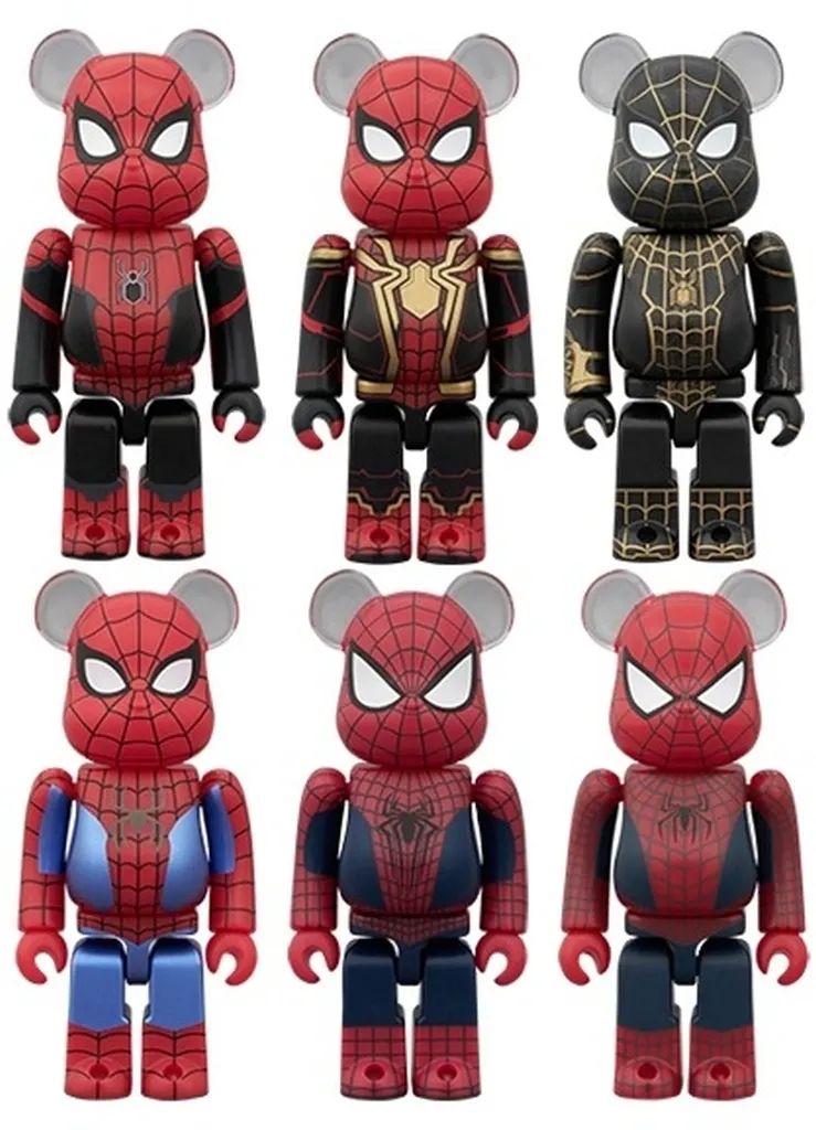 【新品】トレーディングフィギュア 【BOX】BE＠RBRICK-ベアブリック- CHASE Spider-Man： No Way Home