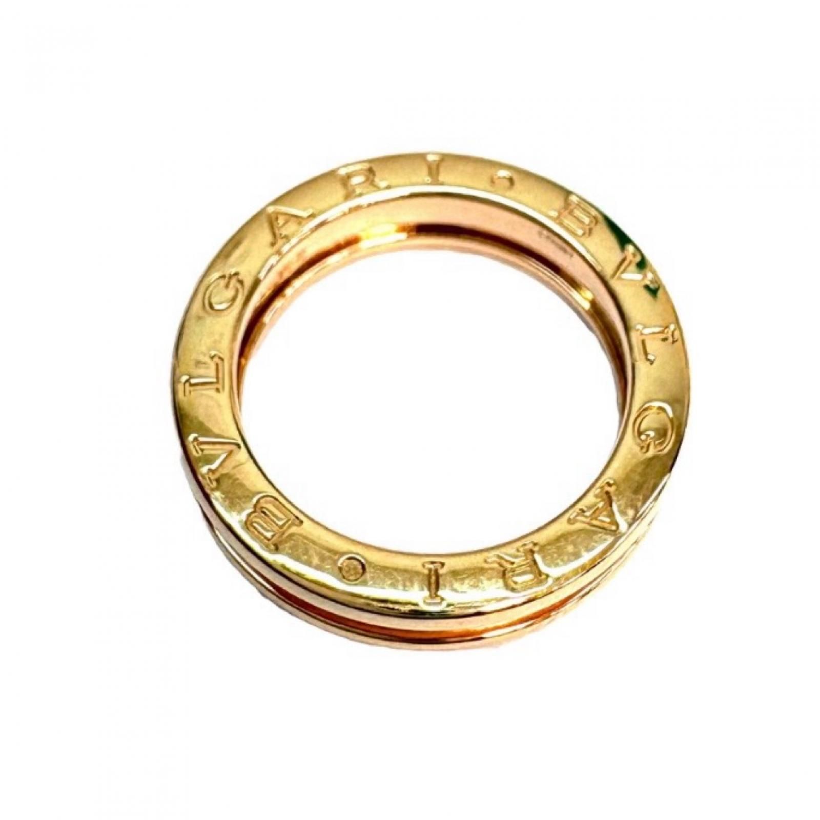 BVLGARI ブルガリ B-zero1R/PG/6.7g/#52 XS リング・指輪 K18ピンクゴールド K18PG 12号 ピンクゴールド ユニセックス【中古】471