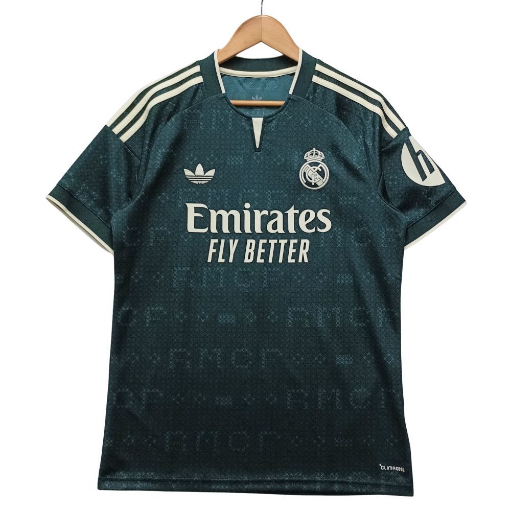 ADIDAS アディダス レアルマドリード ゲームシャツ 半袖シャツ グリーン サイズ XL 正規品 / 56129