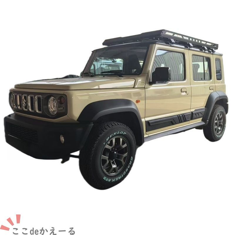 【送料無料】Suzuki Jimny Nomade (スズキ ジムニー ノマド) JC74 5ドア 専用 ドアプロテクター サイドモール ドアガーニッシュ ABS製 キズ防止 防擦 ボディ保護 車種専用設計 簡単装着 純正交換タイプ ドレスアップ カスタム