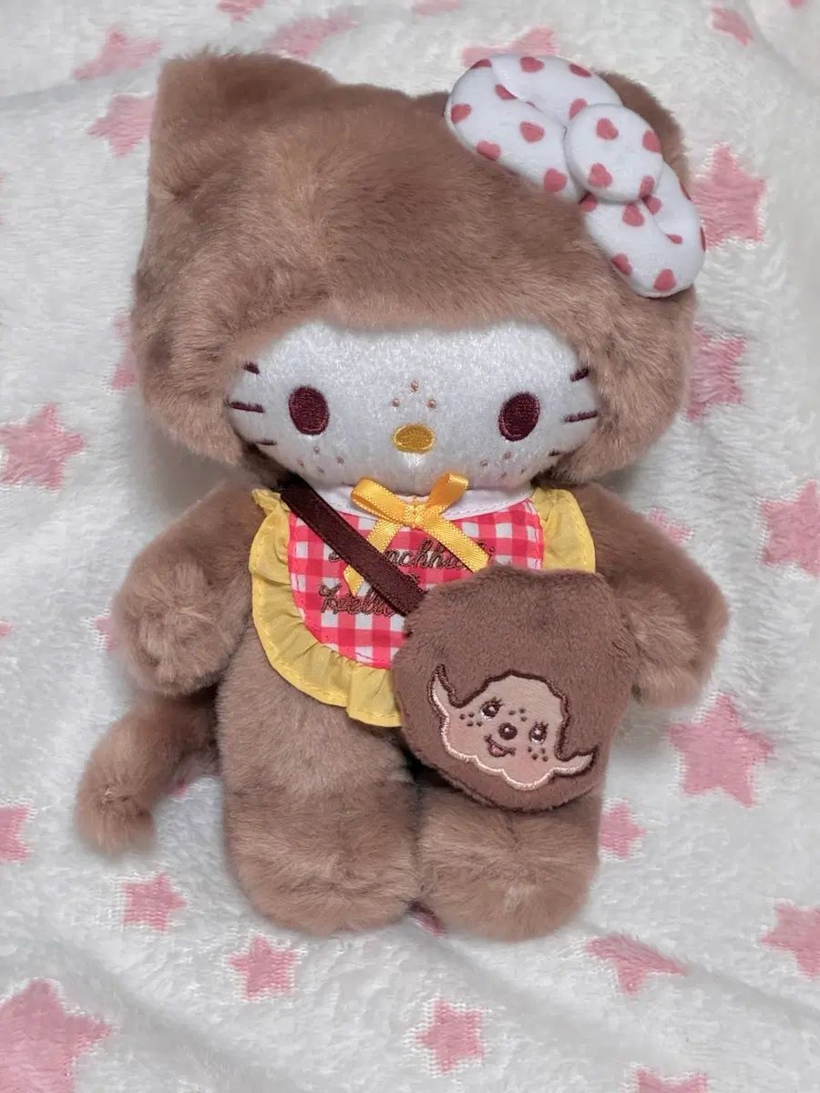 モンチッチ HELLO KITTY ギンガム CHECK S ぬいぐるみ