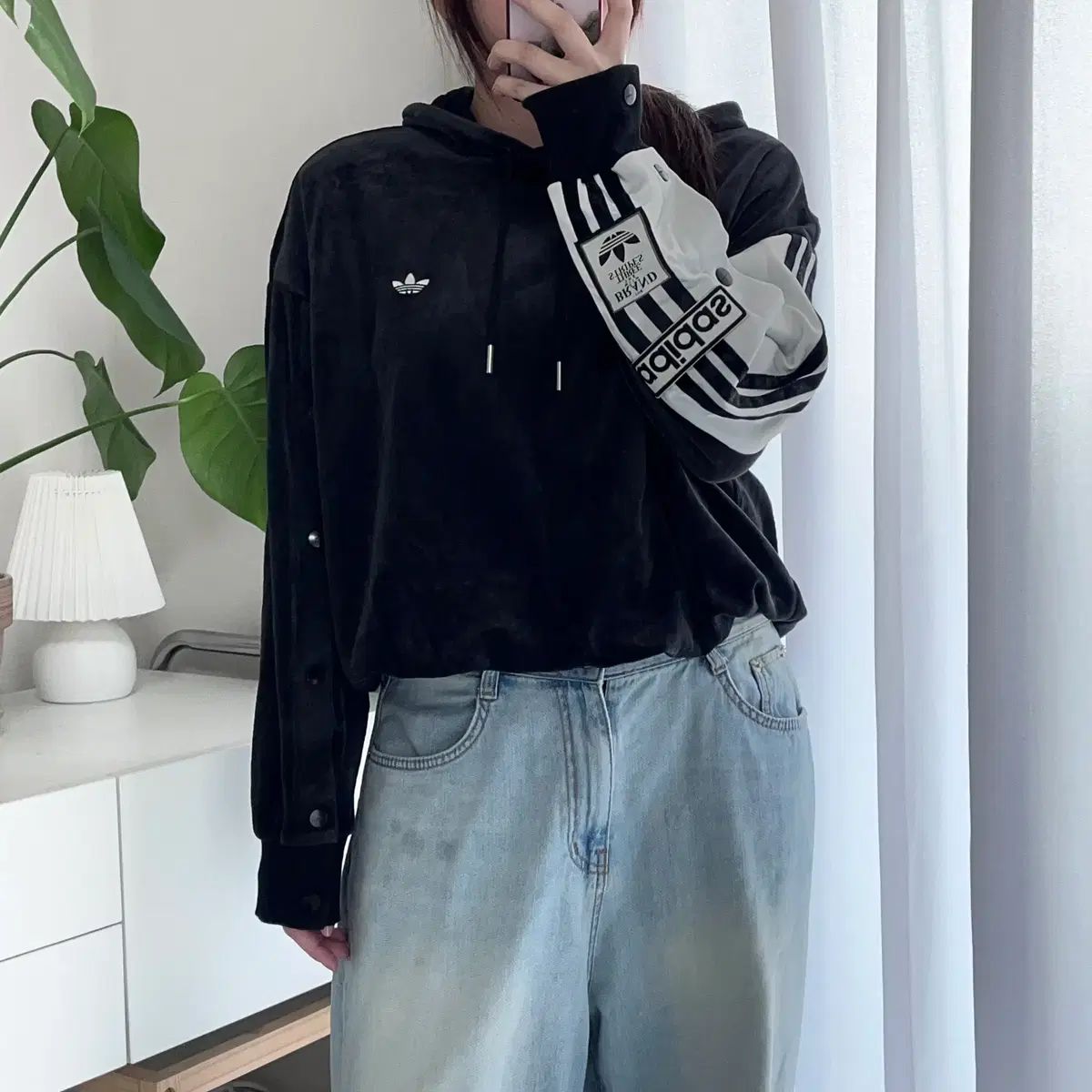 アディダス ブラック ツアーベルベット ADIBREAK WHO Tシャツ M 9,644円