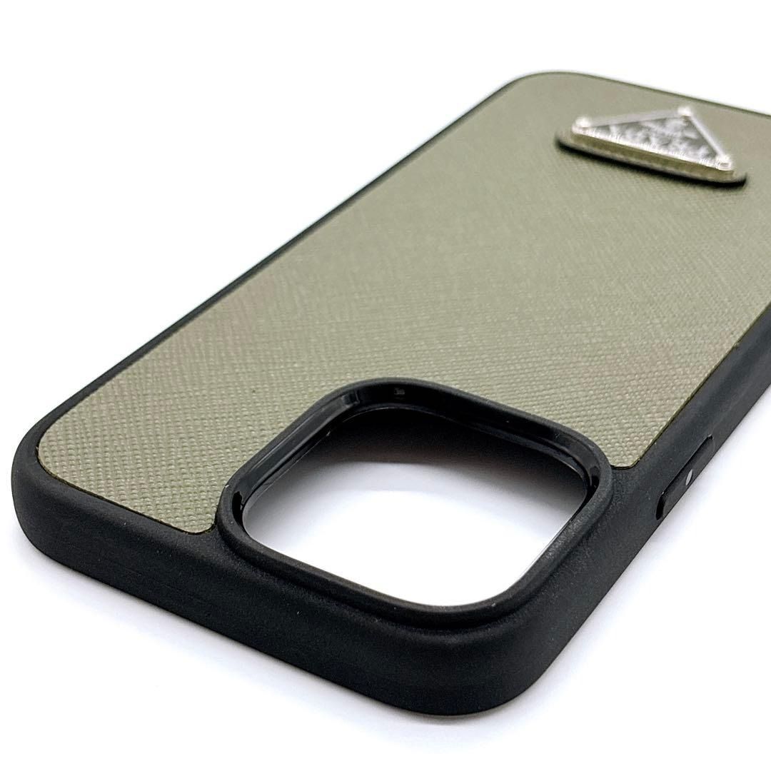 極美品 PRADA iPhone16ProMax カーキ サフィアーノ - メルカリ