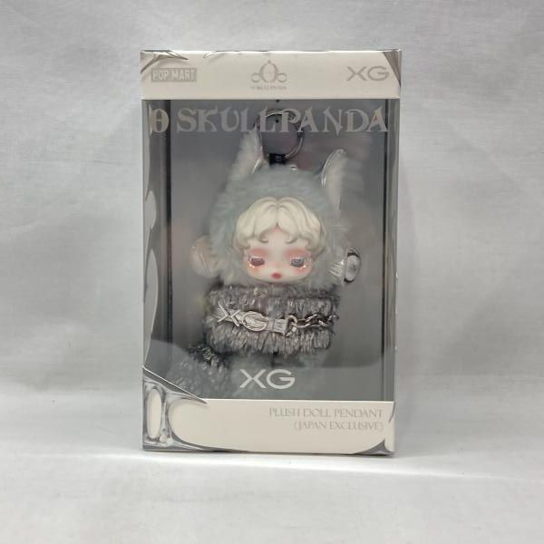 【中古】POP MART XG ぬいぐるみペンダント 日本限定 未開封品 SKULLPANDA × XG[97]