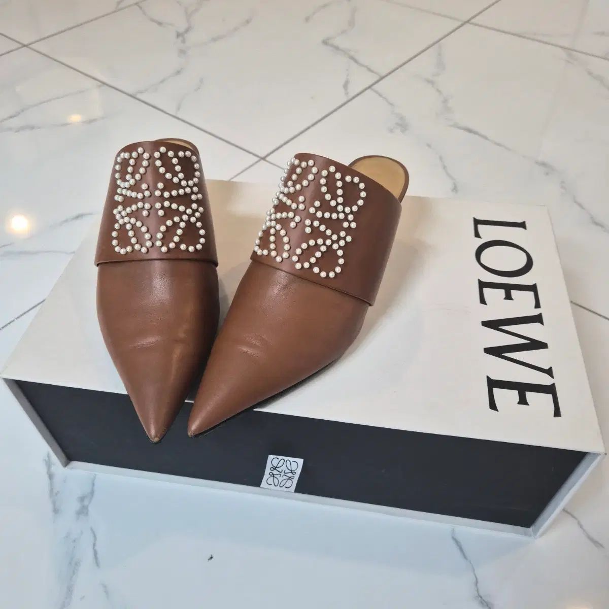 LOEWE ロエベ ミュール ブラウン 37 正規品