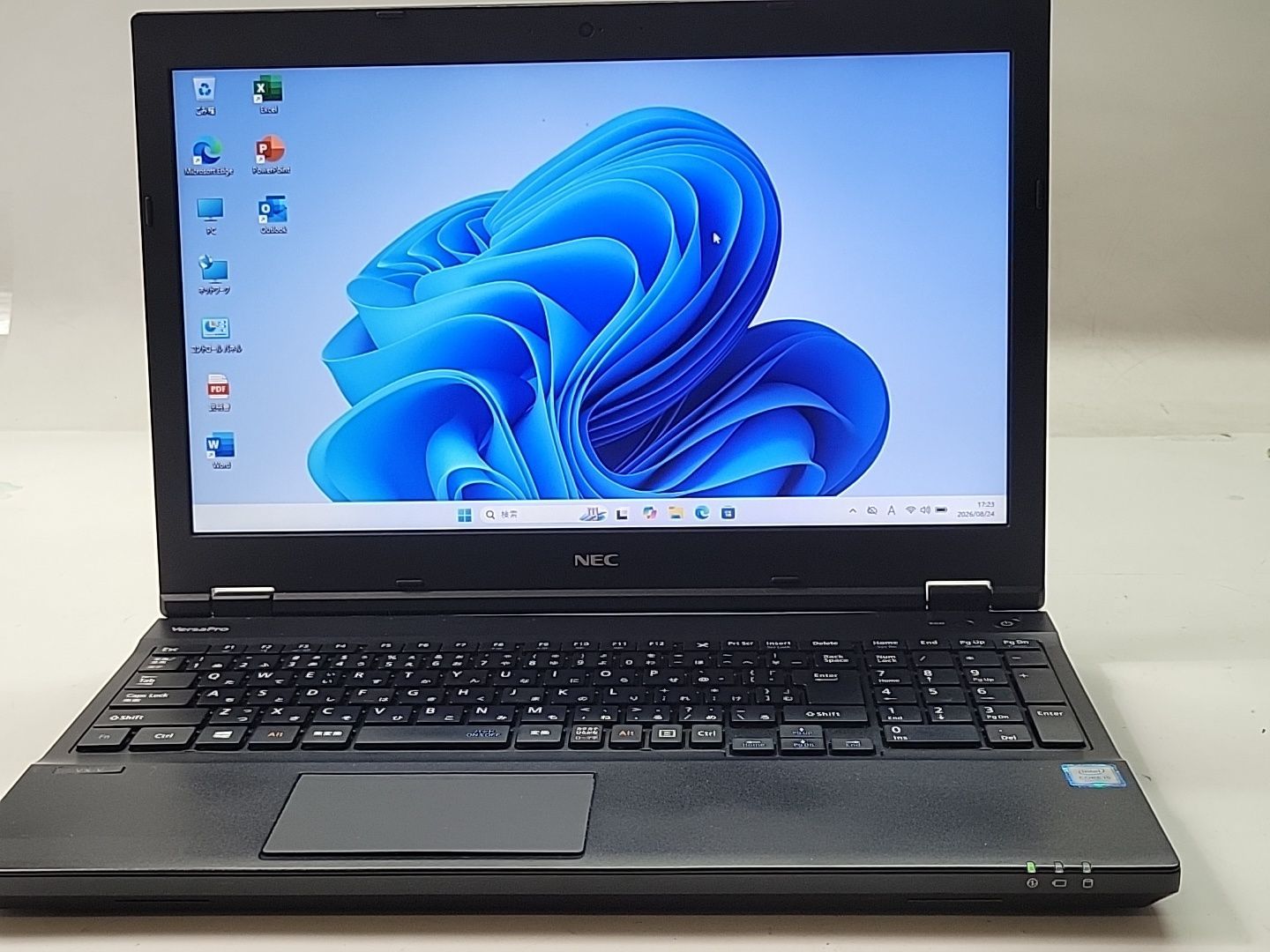【整備済み美品】【送料無料】【7日保証】ノートパソコン/NEC VK26MXZGV/i5-7300U/メモリ8GB/256GB SSD/15/Win11/Office付き/J1493_0154