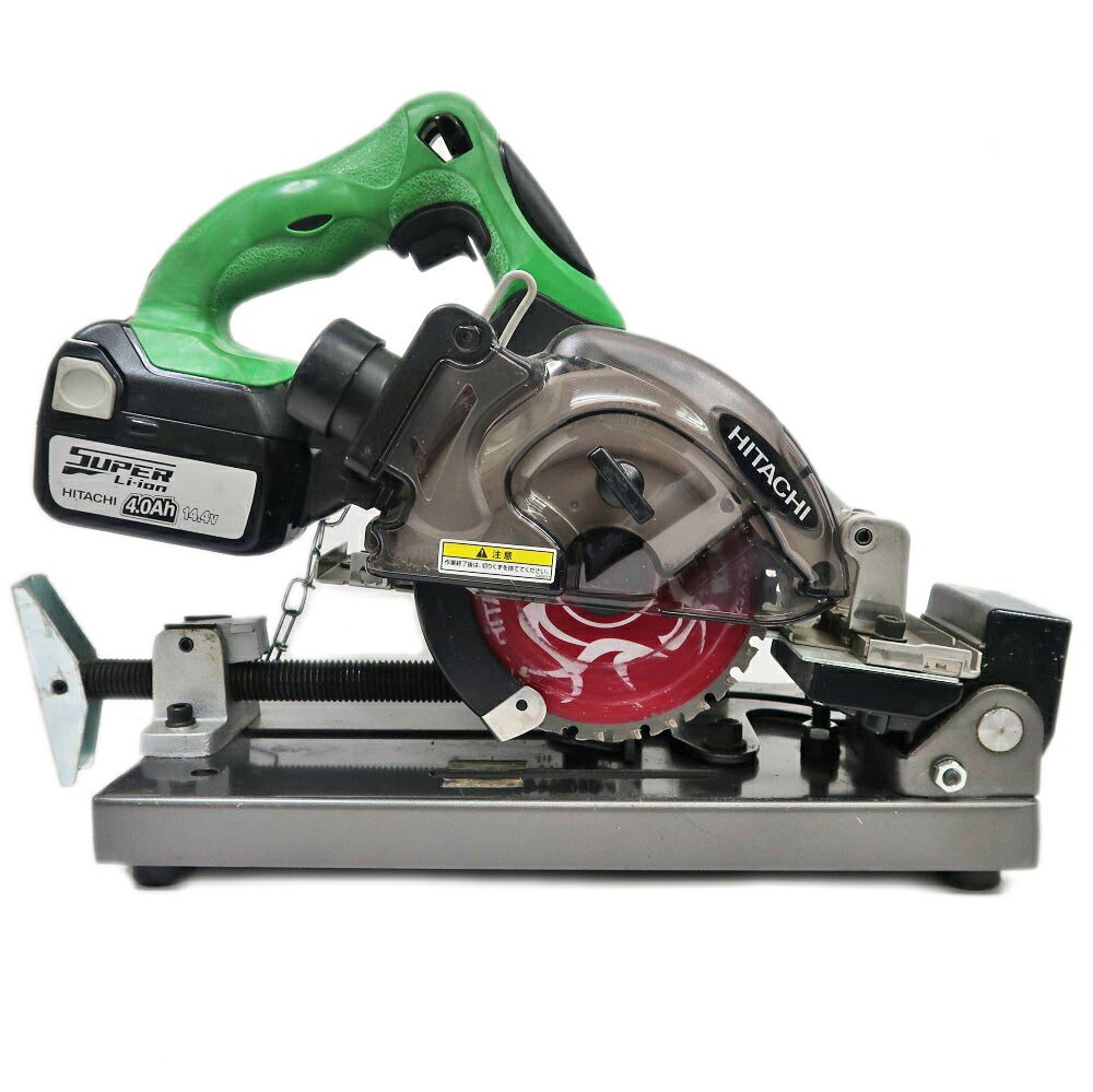 【名東】日立工機 125mm コードレスチップソー 切断機 CD 14DFL グリーン ブラック シルバー　電動工具