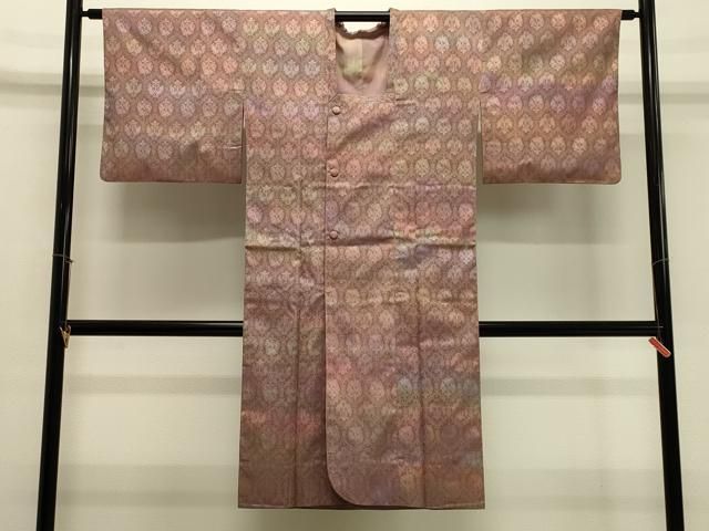 平和屋着物＃道行コート　リバーシブル　鳥獣文　ロング丈　正絹　逸品　CABJ5366in 27,300円