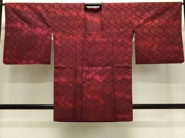平和屋着物＃道行コート　リバーシブル　牡丹唐草文　正絹　逸品　CABJ5369in 24,674円