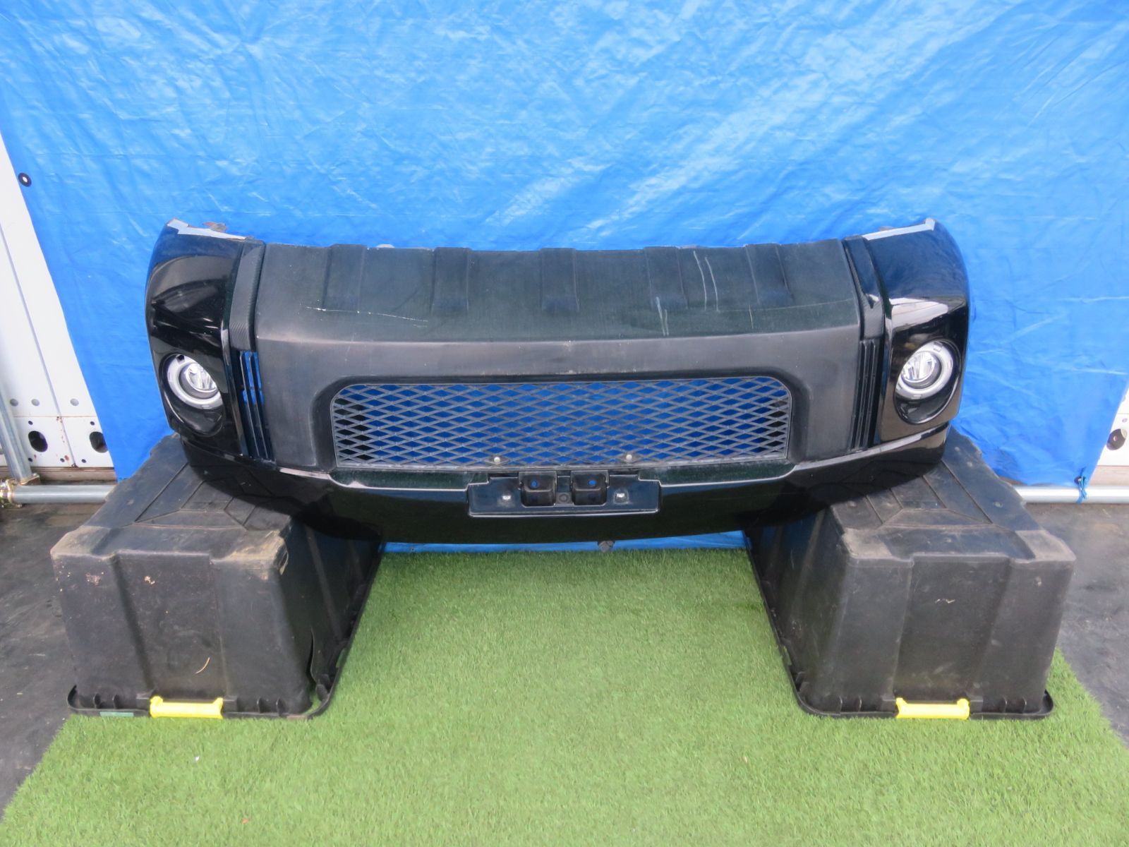 ★SFC8763/三菱 デリカ D:5 CV5W CV2W CV4W 純正 フロントバンパー X24 ブラックマイカ