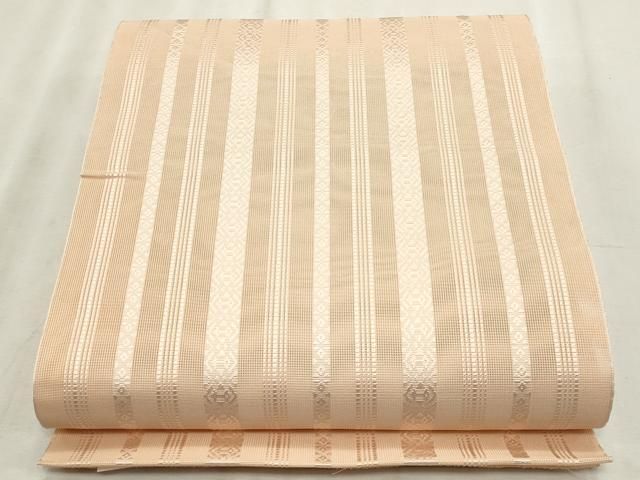 平和屋着物＊夏物　本場筑前博多織　八寸名古屋帯　紗献上　伽羅色　正絹　逸品　CABL7211fb