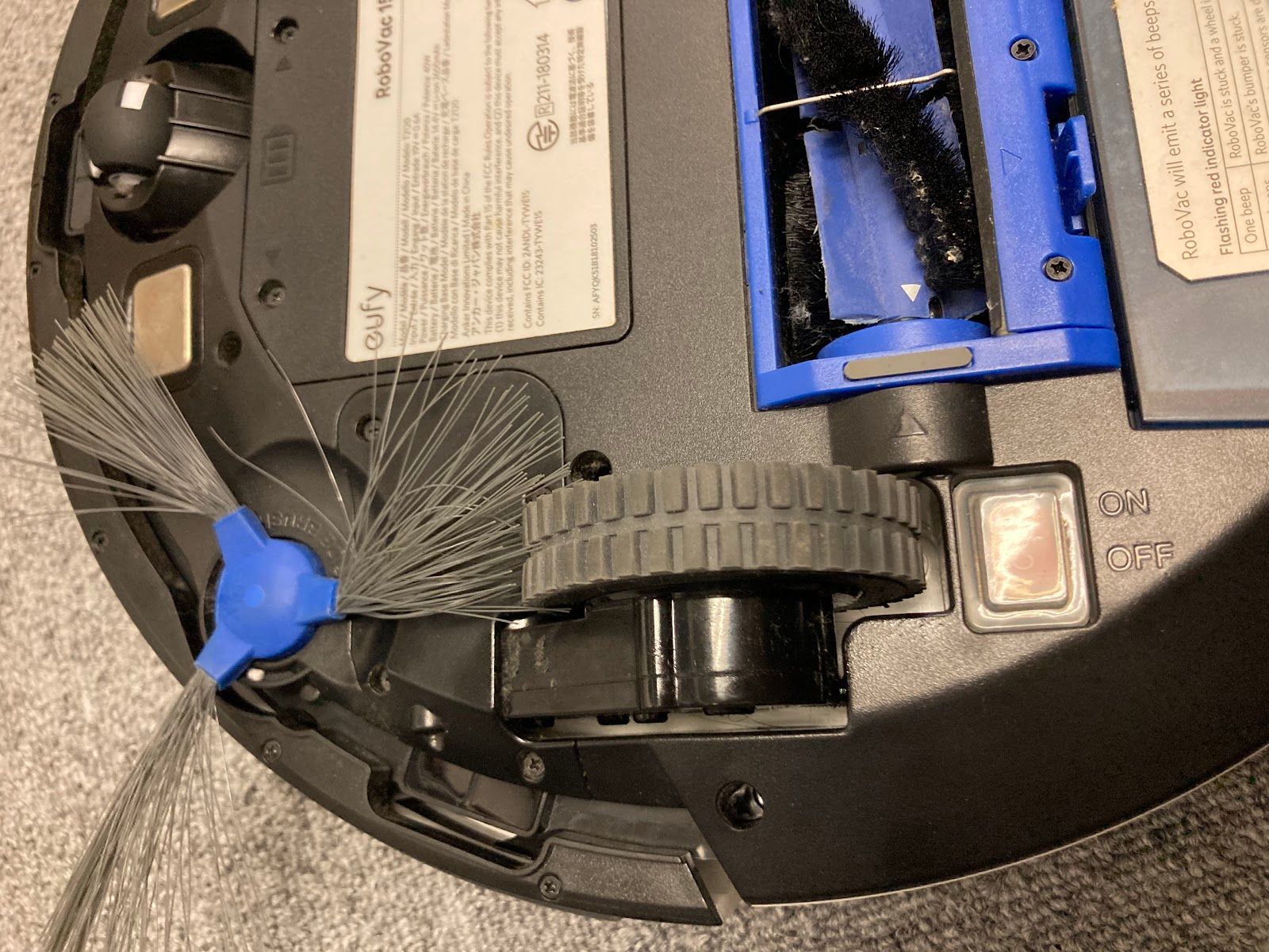 動作未確認】eufy ユーフィ RoboVac 15C ロボット掃除機 ホワイト 充電