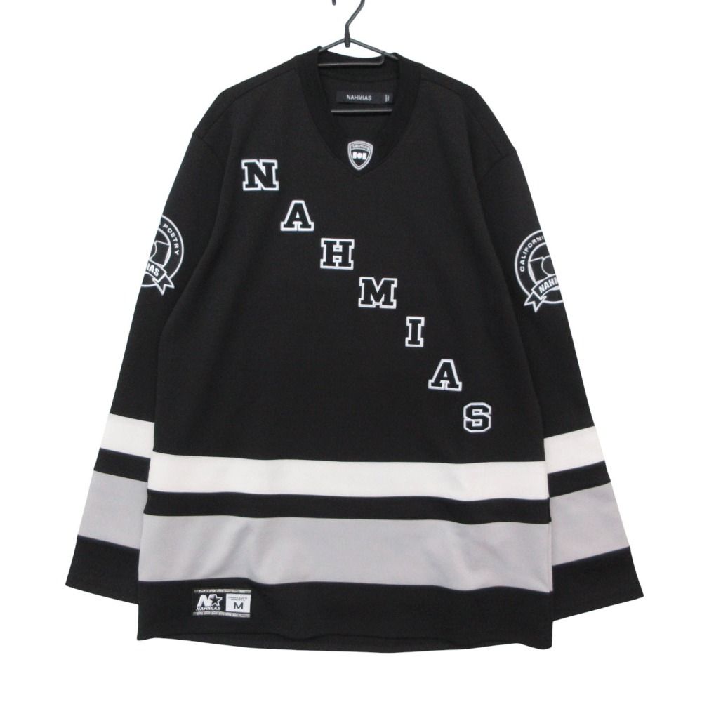 NAHMIAS ナミアス 長袖Ｔシャツ カットソー 長袖 ホッケージャージ ユニフォーム トップス ブラック M メンズ 【中古】