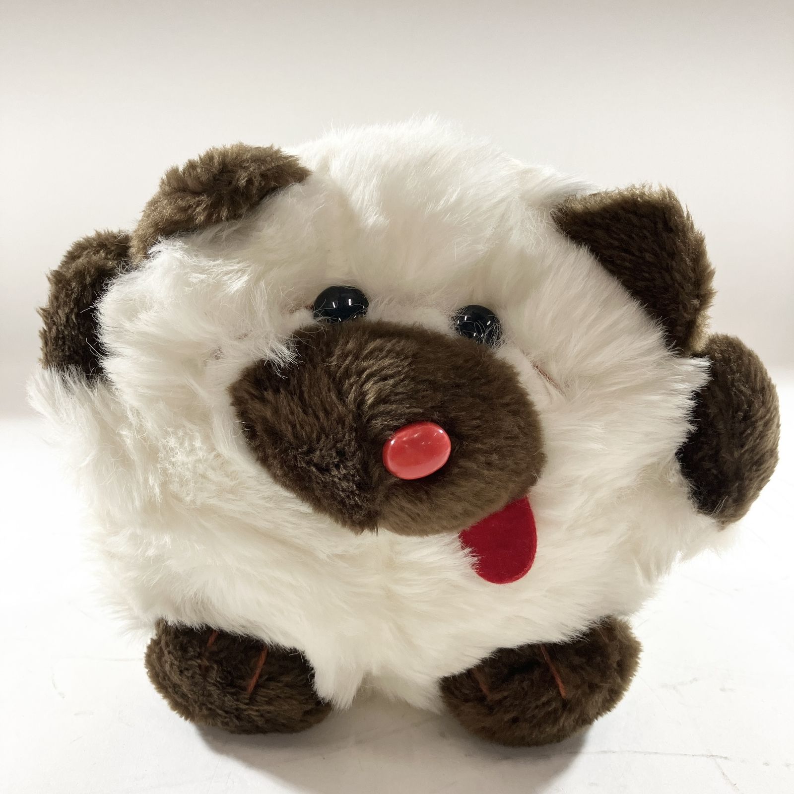 ★ 希少 バンダイ プチアムール ネコ ぬいぐるみ 全長26cm ヒマラヤン 猫 ねこ シャム猫 昭和レトロ 当時物 ファンシー 玩具 現状品
