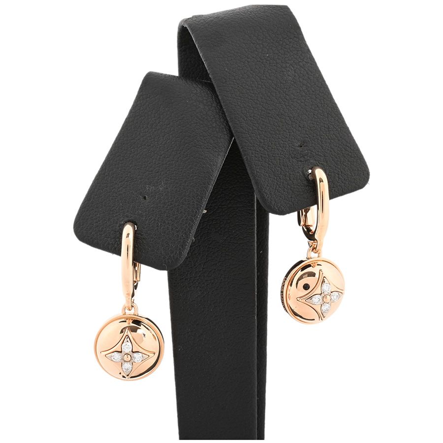 LOUIS VUITTON ルイヴィトン ピアス ブックル ドレイユB ブロッサム Q96788