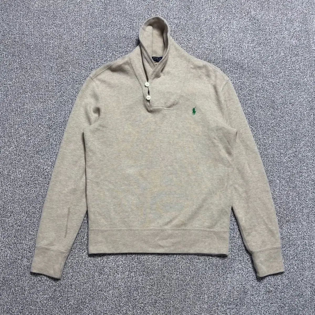 S ポロラルフローレン ベージュ ショールカラー セーター 0823 6,626円