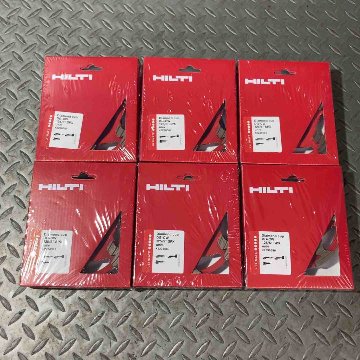 HILTI ダイヤモンドカップホイール DG-CW 125/5 SPX 6個セット【草加店】