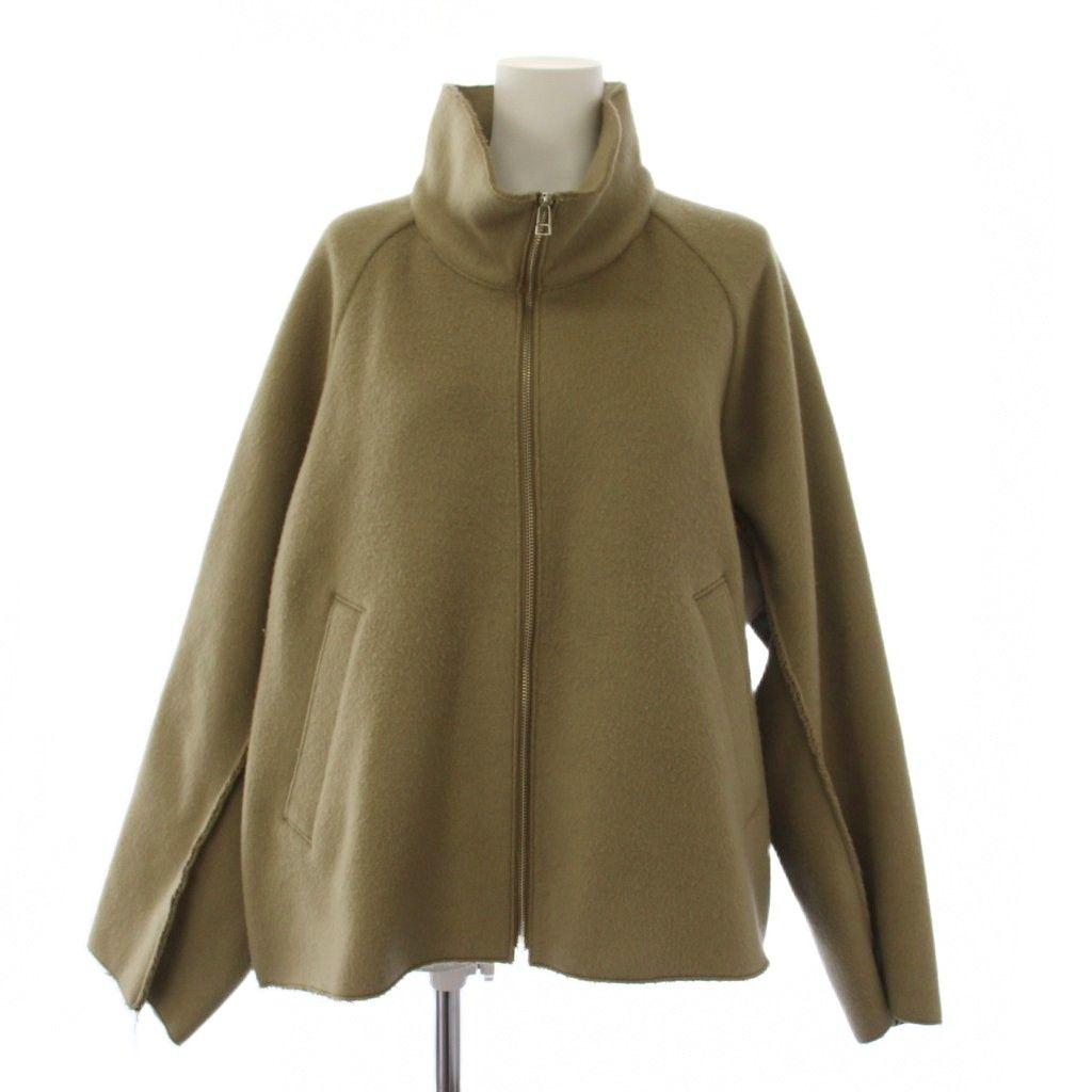 マイビューティフルランドレット my beautiful landlet PECOLAMB DO ハイネックジップブルゾン ジャケット ウール 0 ベージュ WM14-BZ212141 /BM 10,062円