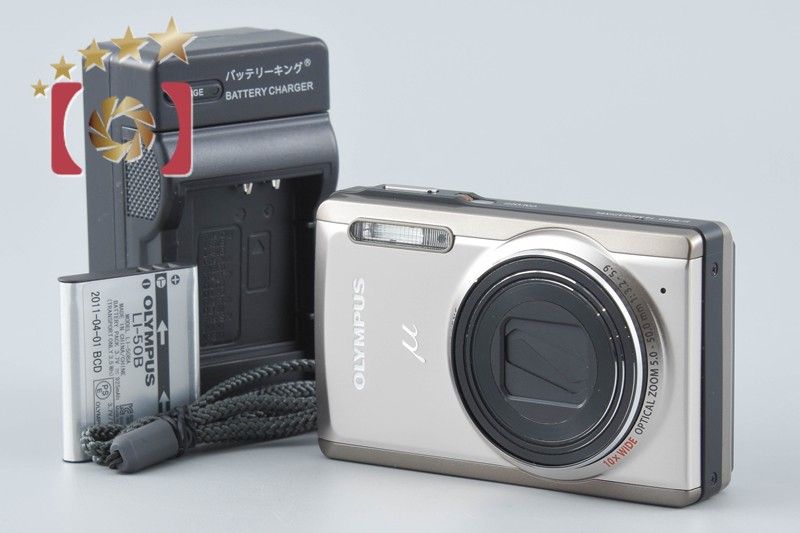 [Used] OLYMPUS Olympus μ-9010 champagne gold compact digital camera