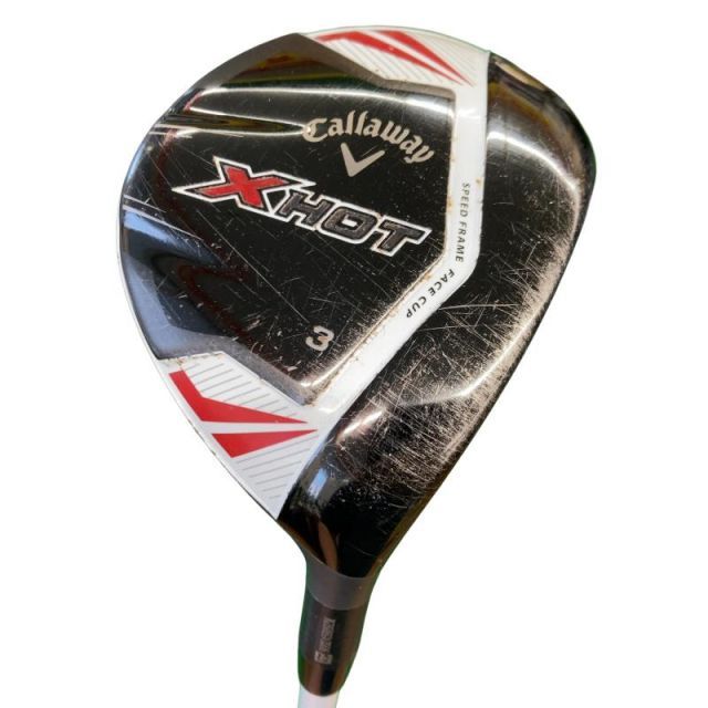 【中古】 キャロウェイ X HOT 3W USA フェアウェイウッド FW PROJECT X PX(フェアウェイ)レッド (フレックスS) メンズ 男性用 右利き 右用 Cランク ゴルフクラブ