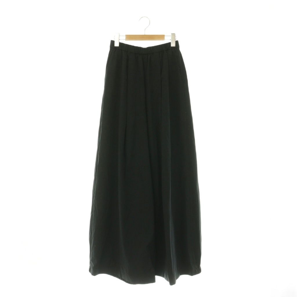 ナゴンスタンス nagonstans サンプル品 26AW two face wide pants パンツ ワイド イージー タック M 黒 ブラック /CX ■OS