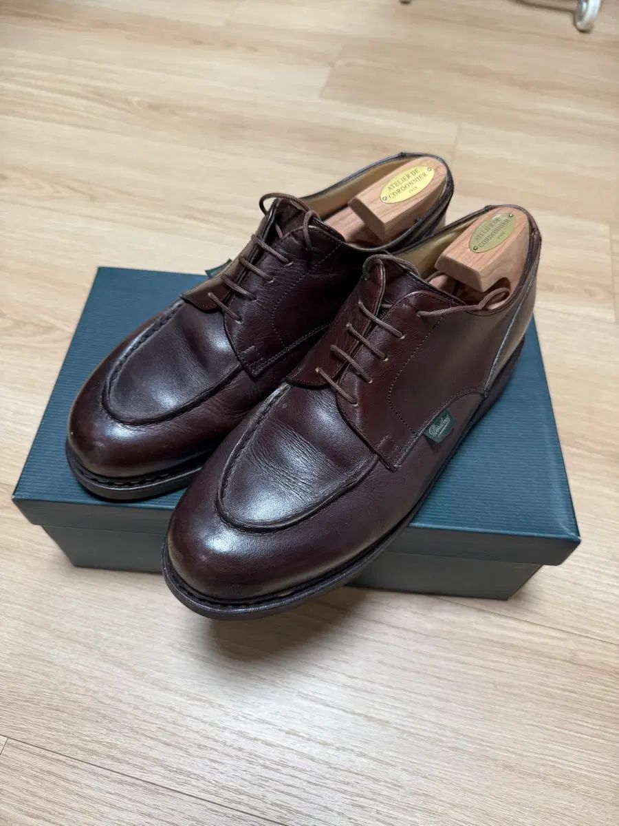 状態良し Paraboot シャンボード カフェ UK8.5 27.5cm (ミカエル/アヴィニョン/ダービーシューズ)