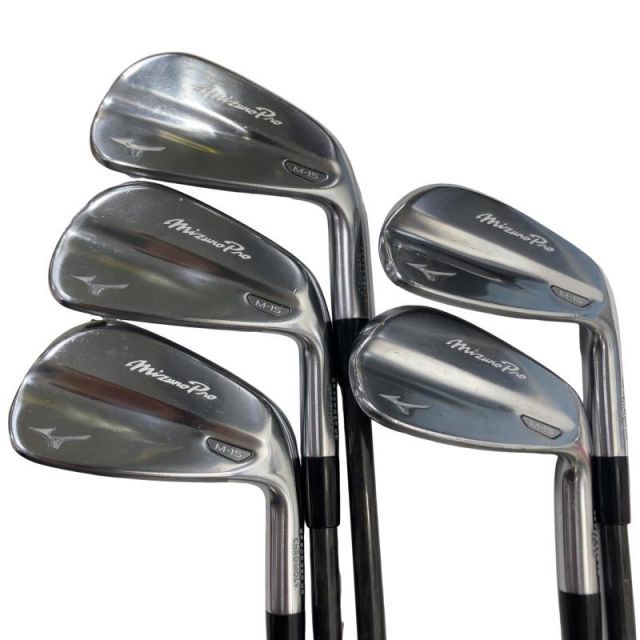 【中古】 ミズノ Mizuno Pro M-15 6S アイアンセット IR 純正特注シャフト (フレックスR) メンズ 男性用 右利き 右用 Cランク ゴルフクラブ