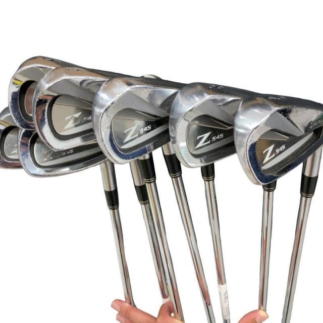 【中古】 ダンロップ SRIXON Z545 6S アイアンセット IR NS PRO 980GH D.S.T (フレックスS) メンズ 男性用 右利き 右用 Cランク ゴルフクラブ