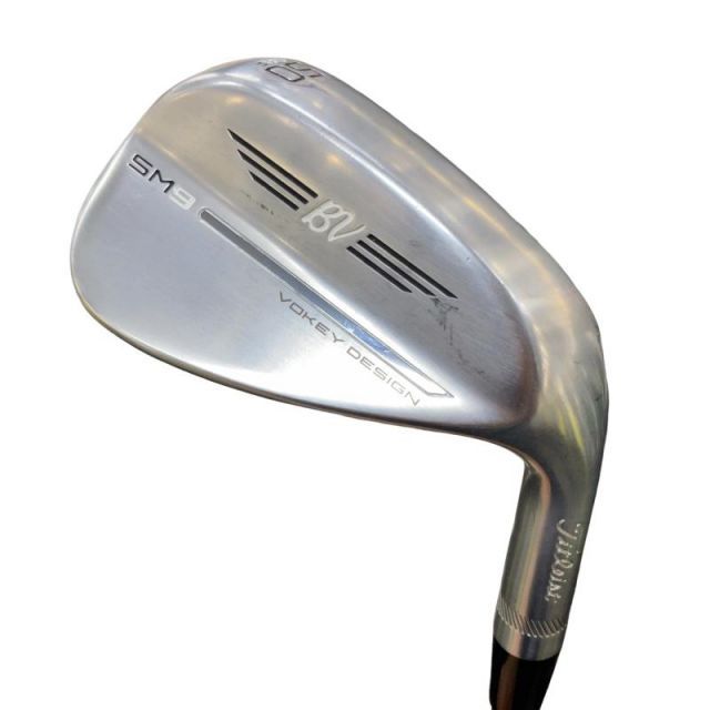【中古】 タイトリスト VOKEY SPIN MILLED SM9 ツアークロム 50°/08°F ウェッジ WG BV 105 (フレックスその他) メンズ 男性用 右利き 右用 Cランク ゴルフクラブ