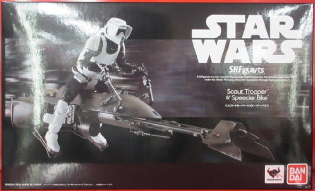 バンダイ S.H.Figuarts STAR WARS スカウト・トルーパー&スピーダー・バイク 16,995円