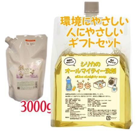 NAPUR ナピュール モイスチャートリートメント 詰替用 3000g　環境にやさしい、人にやさしいギフトセット ※画像は600g※ 23,274円