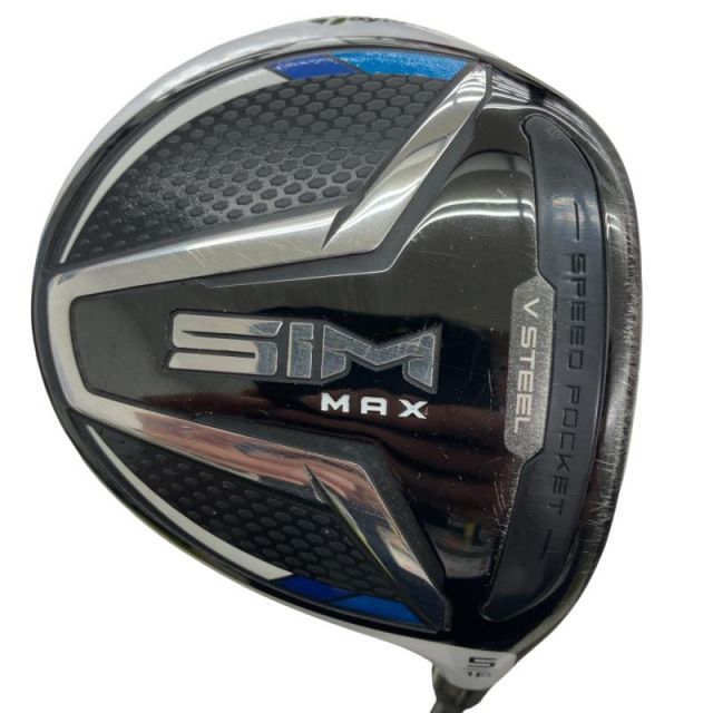 【中古】 テーラーメイド SIM MAX 5W フェアウェイウッド FW リシャフト (フレックスその他) メンズ 男性用 右利き 右用 Cランク ゴルフクラブ